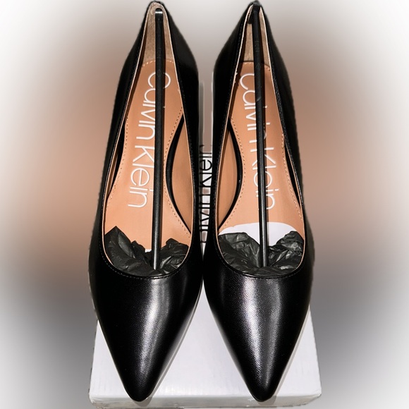 Women's Calvin Klein Gabrianna Pointed Toe Kitten Heel Pumps